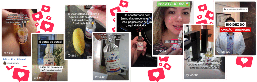 Durasil TikTok resultados